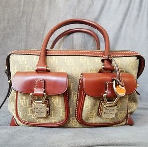 DOONEY & BOURKE Canvas & Leather Signature Purse